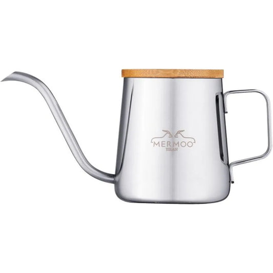 From Hign Concerned, this 350ml gooseneck kettle gives you cafe caliber control for precise pour overs at home or on the go, helping you extract fuller aromas, smoother textures, and consistent results with every brew.
