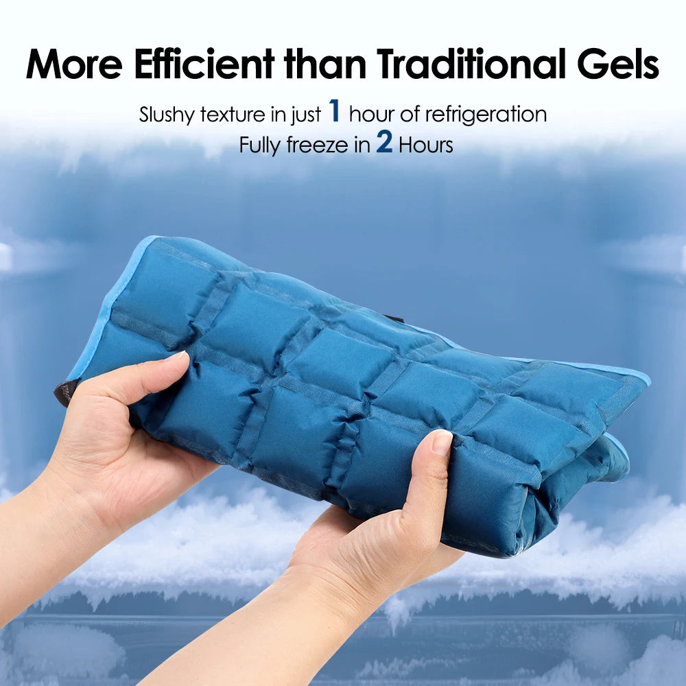 Hailicare Large 13x22 Inch Reusable Ice Pack for Back Relief Cold Wrap