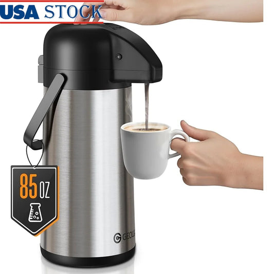 Keep drinks hot or cold for hours with the large insulated coffee carafe from XMSJ, perfect for events, offices, and gatherings.