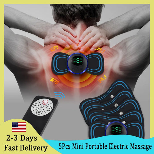 Experience portable relief with the Hailicare EMS massage sticker, a compact solution that targets neck and body tension without slowing you down.