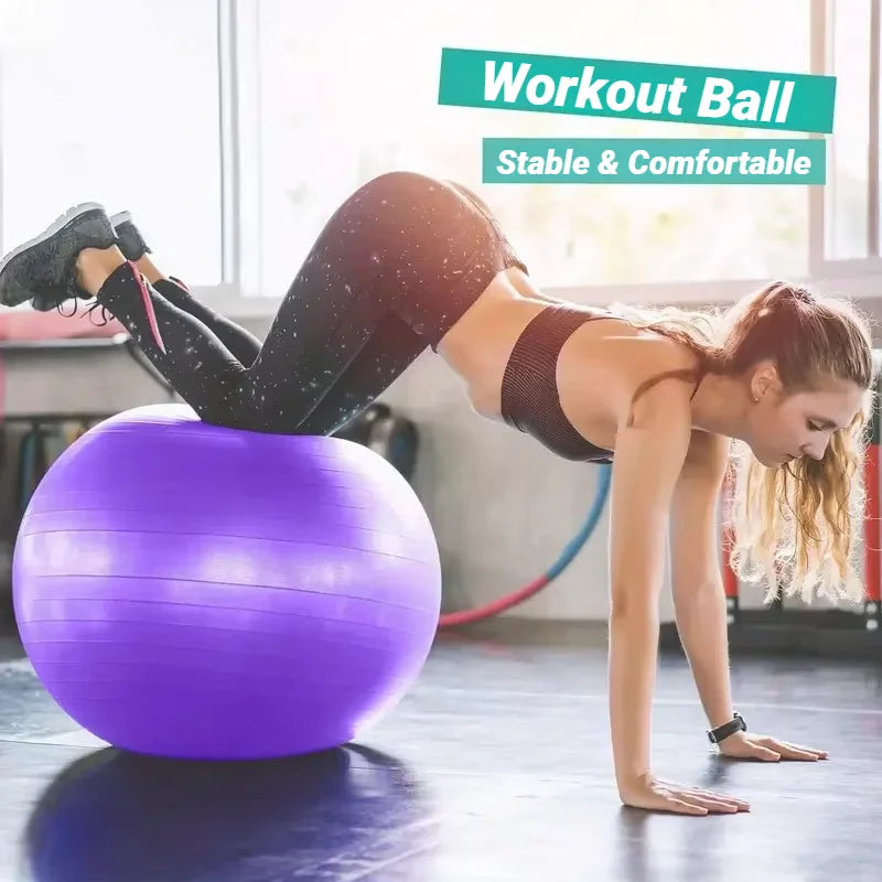 From High-concerned, this explosion proof yoga ball powers your home workouts with safer, thicker PVC for lasting, low risk training, endurance, and versatile use.