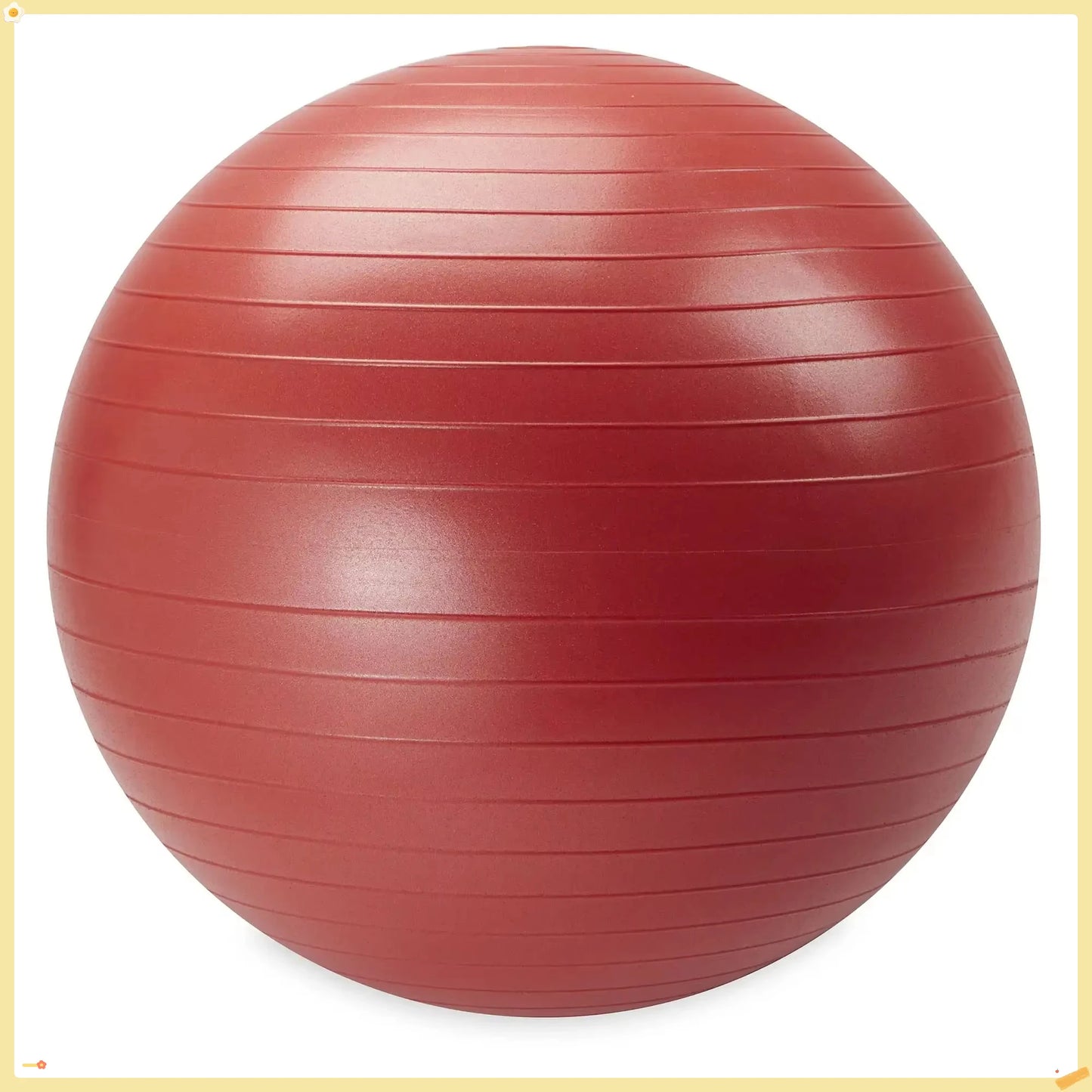 Experience stable, safe workouts with this anti-burst stability ball from High-concerned chemical, engineered to enhance your balance, activate your core, improve your posture, and support your progressive training from gentle mobility to challenging