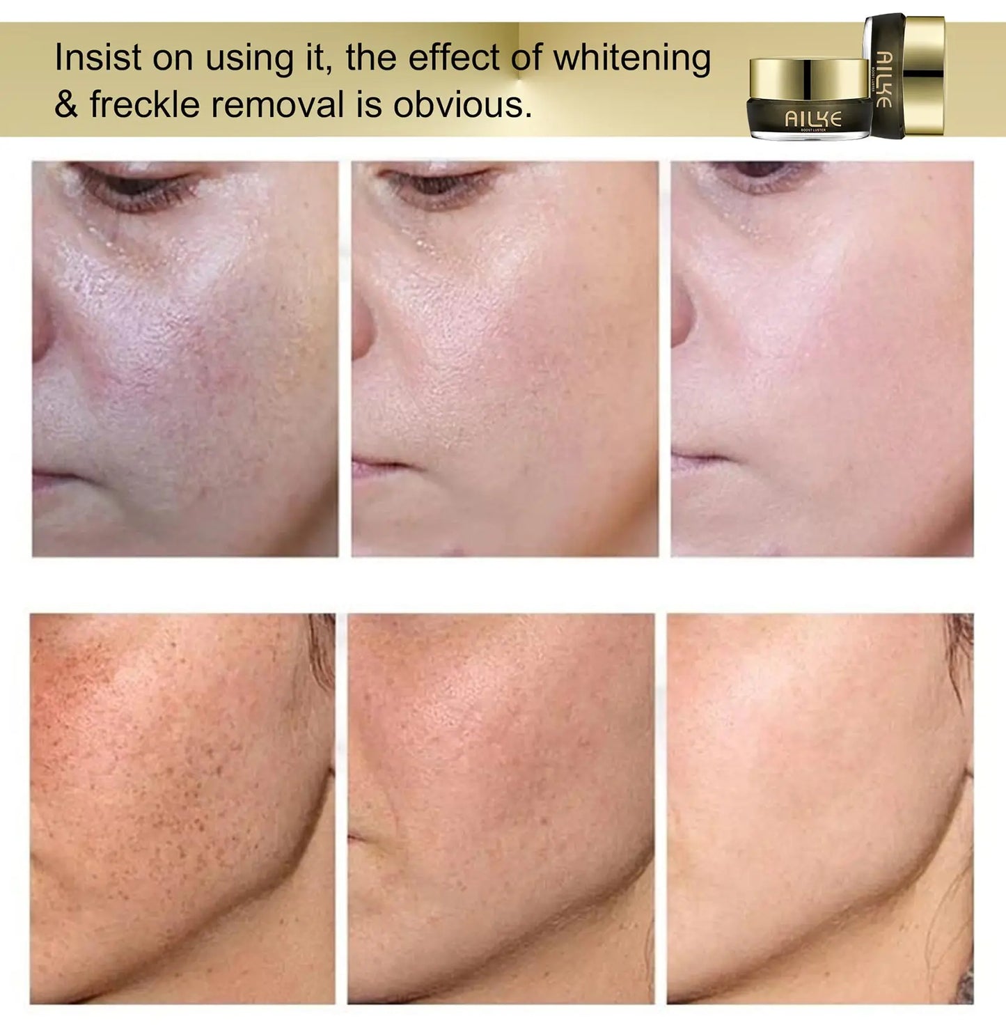 AILKE Whitening Face Cream With Collagen And Glutathione For All Skin Types