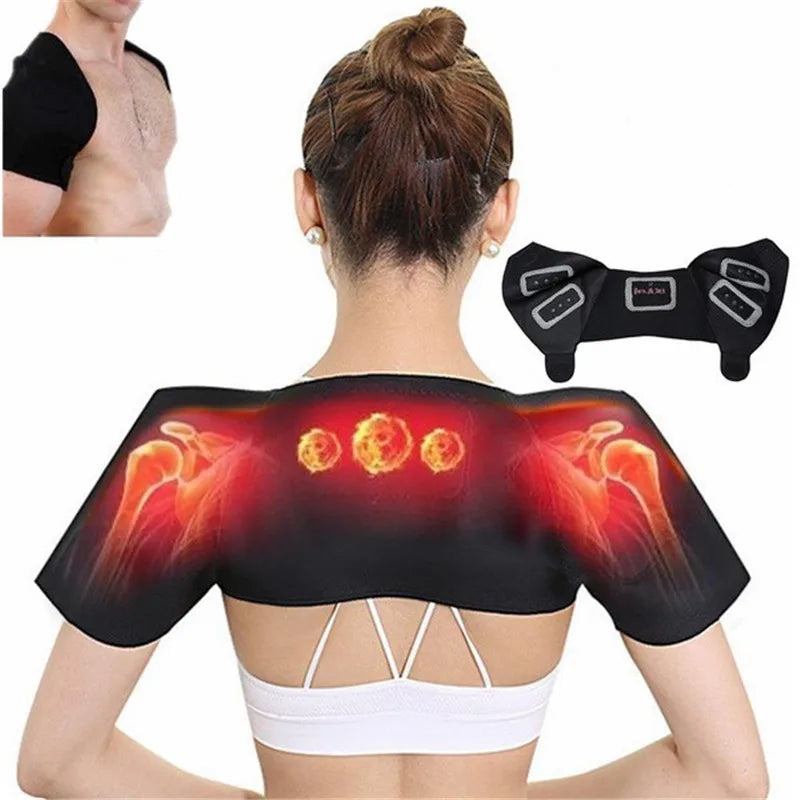 Tourmaline Self Heating Shoulder Pad Heating Belt For Unisex Pain Relief