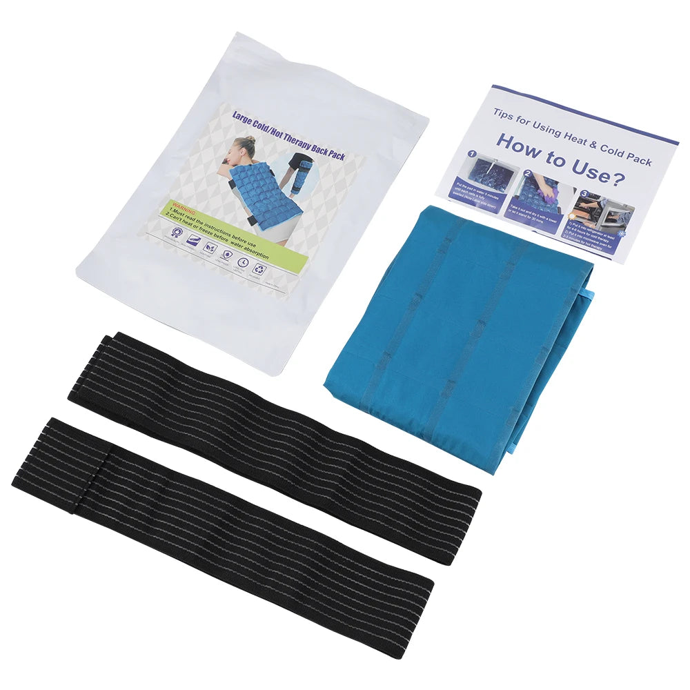 Hailicare Large 13x22 Inch Reusable Ice Pack for Back Relief Cold Wrap