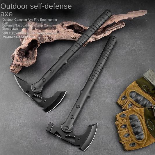 Take on rugged terrain with the Devil's Assault Axe from Hign Concerned, giving you a rugged all in one survival tool.