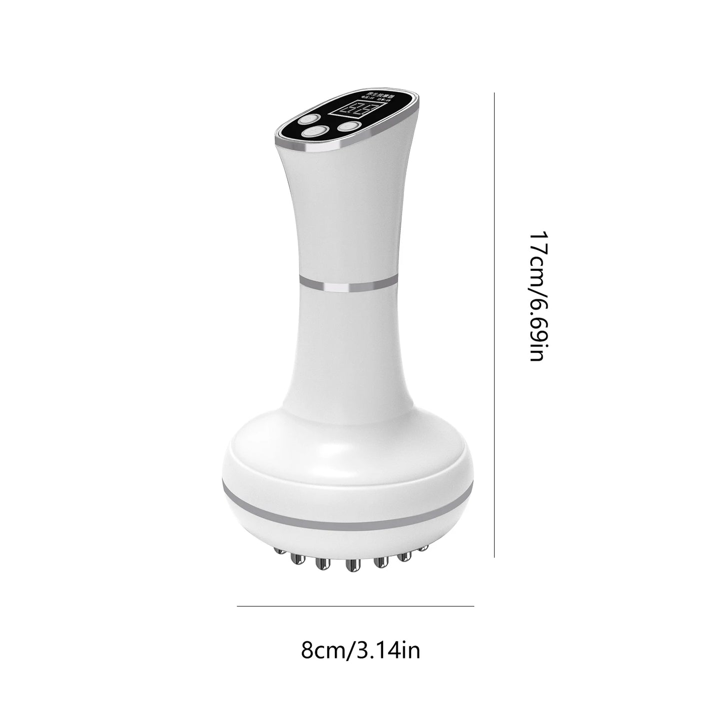 Electric Meridian Massage Brush Full Body Massager Leg Abdomen Shoulder Neck