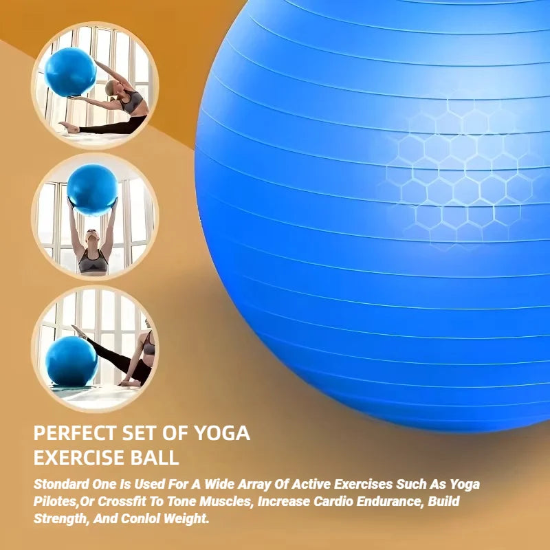 From High-concerned, this explosion proof yoga ball powers your home workouts with safer, thicker PVC for lasting, low risk training, endurance, and versatile use.