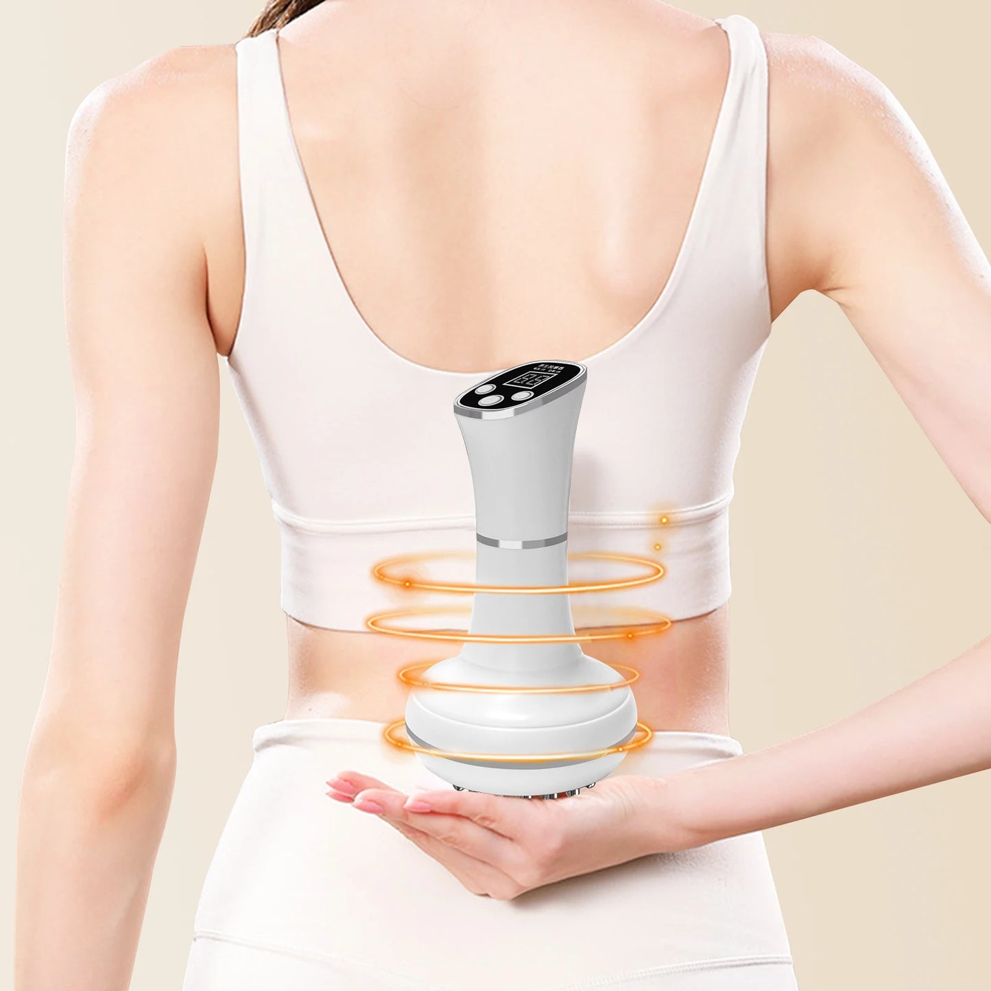 Electric Meridian Massage Brush Full Body Massager Leg Abdomen Shoulder Neck