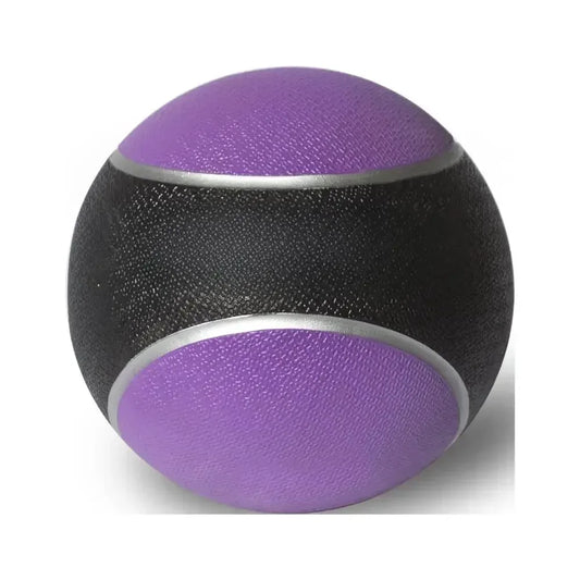 Elevate your core and balance training with this durable 4 lb barbell rubber exercise ball.