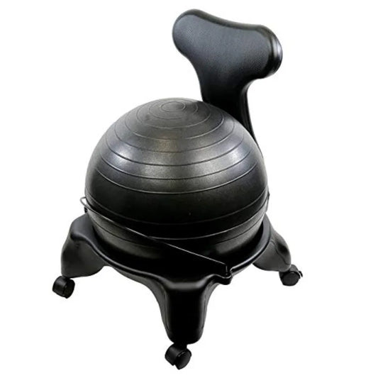 Experience active seating that supports your posture and productivity with the XMSJ inflatable ergonomic ball chair.