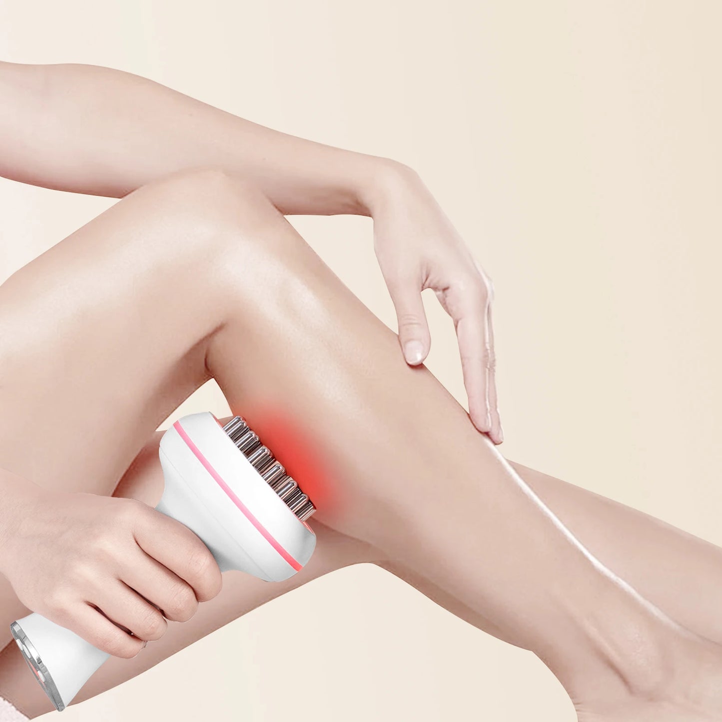 Electric Meridian Massage Brush Full Body Massager Leg Abdomen Shoulder Neck