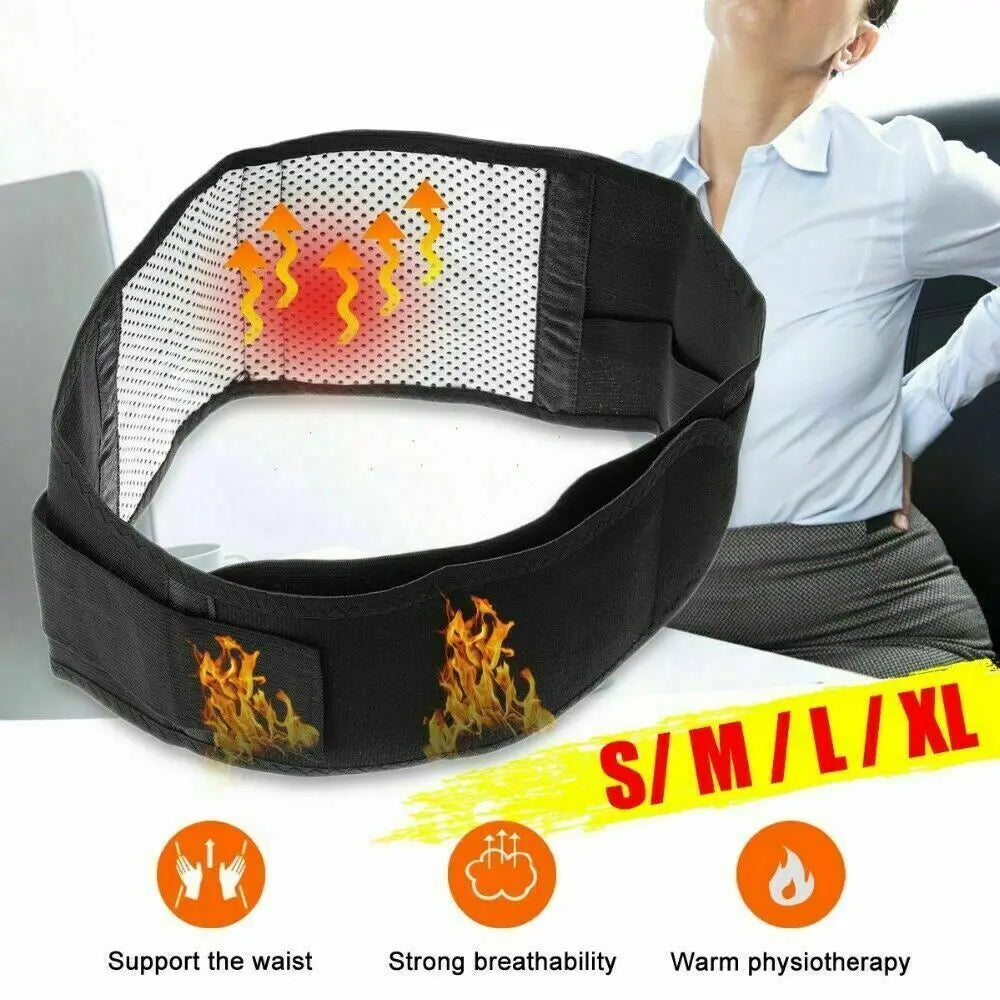 Experience relief with the Effect Magnetic Back Support Belt that hugs your spine, warms tired muscles, and supports your everyday movements.