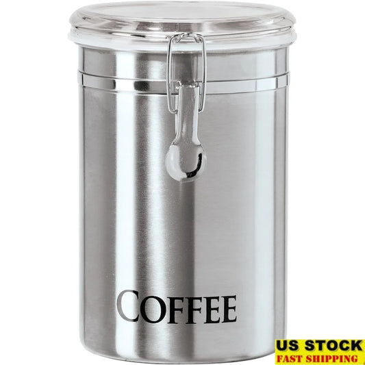 Keep coffee fresher longer with this XMSJ stainless steel airtight canister, engineered for durability and modern kitchen style, and designed to sit confidently on your counter.