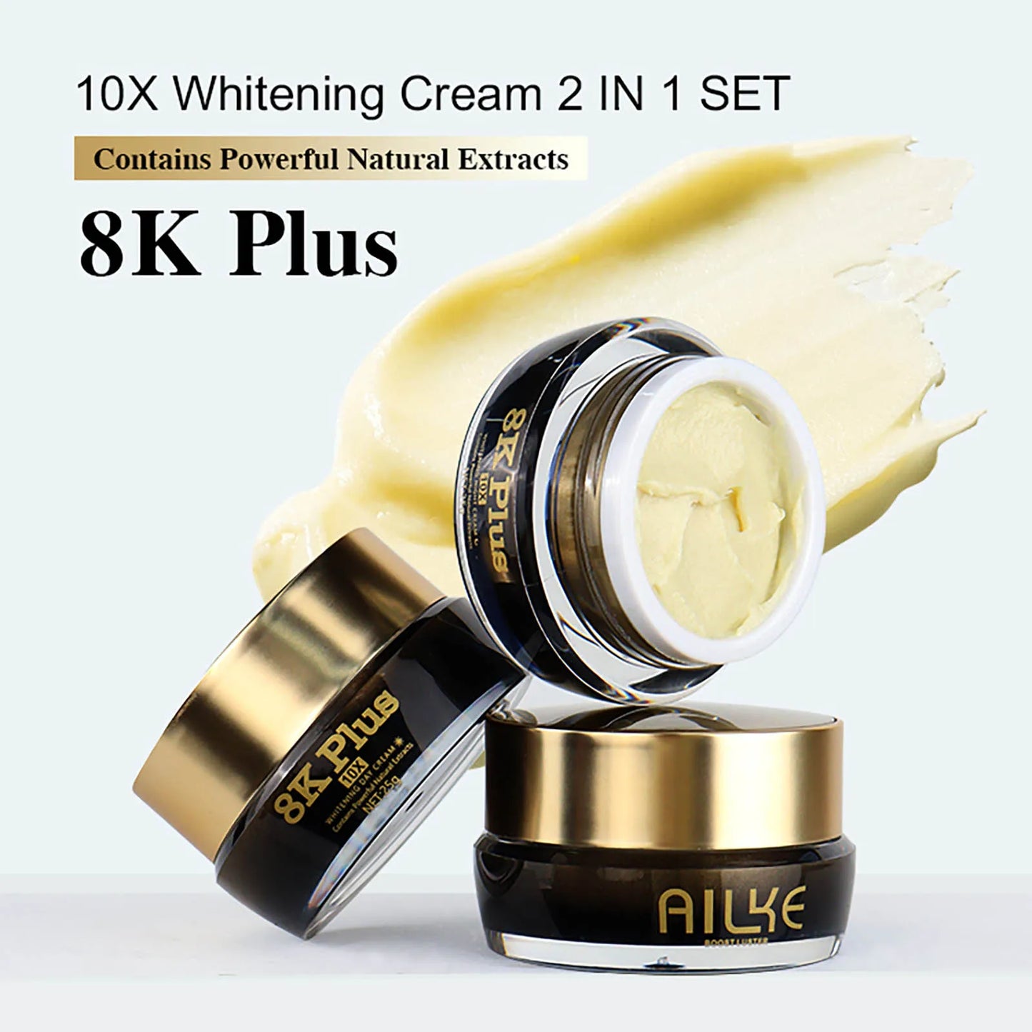 AILKE Whitening Face Cream With Collagen And Glutathione For All Skin Types